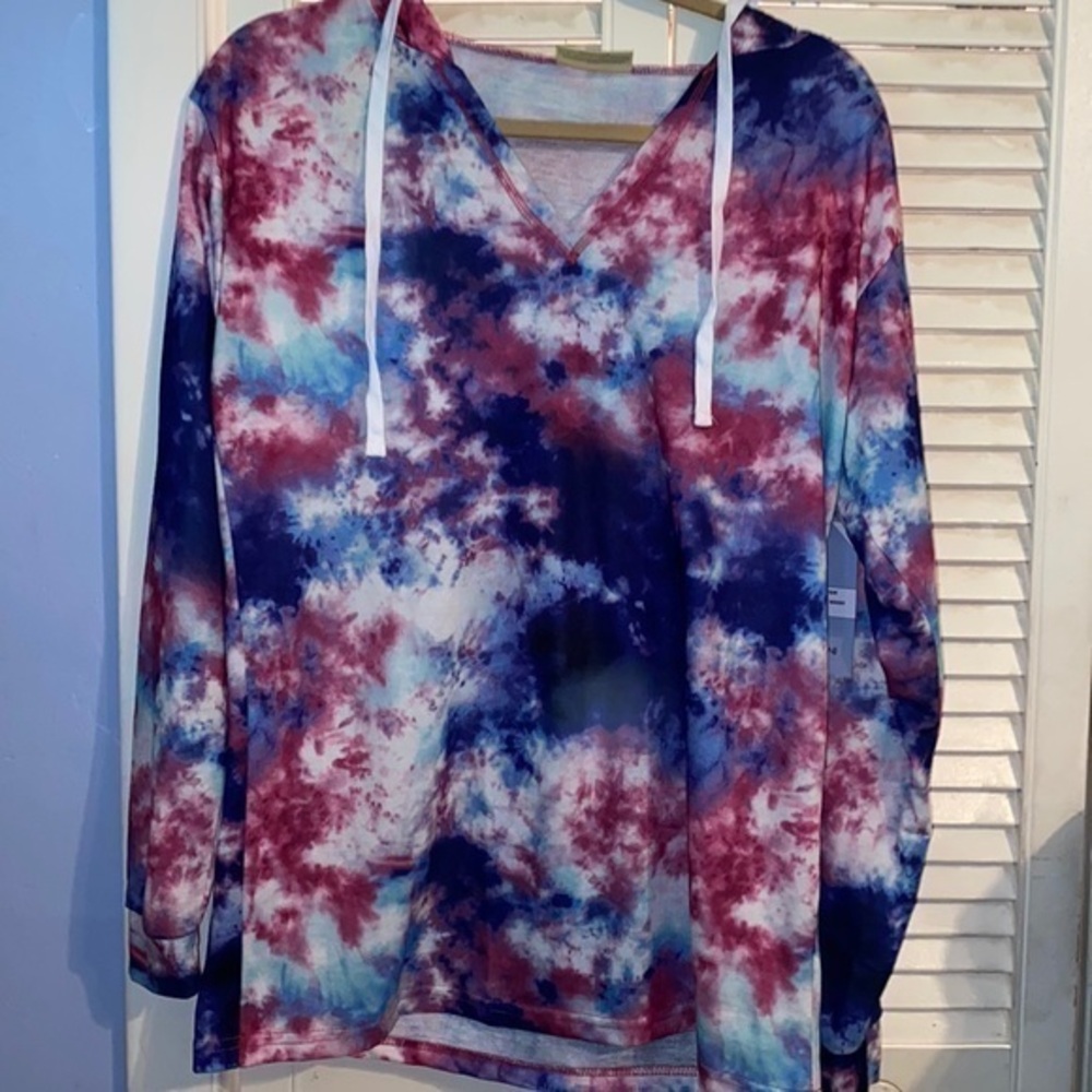 Bobbie Brooks Tie Dye Pullover Hoodie